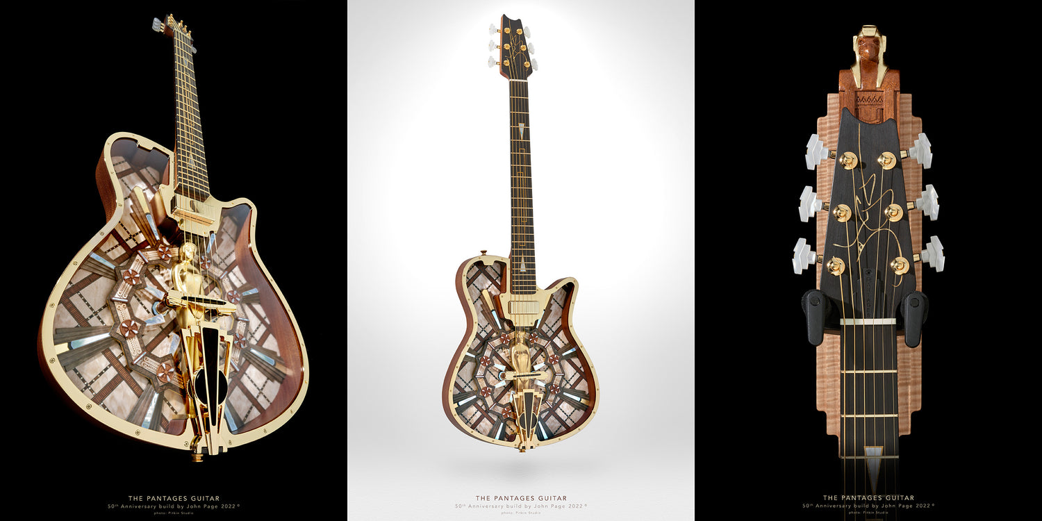3 Piece Set of The Pantages Guitar Posters